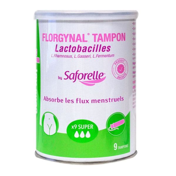 Florgynal Super avec applicateur 9 tampons