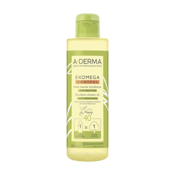 Huile lavante émolliente anti-démangeaisons EXOMEGA CONTROL 500 ml