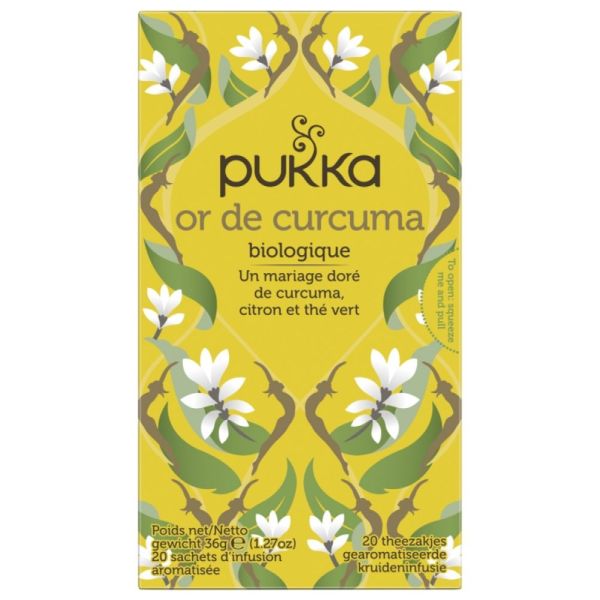 Thé Or de Curcuma Bio - 20 sachets