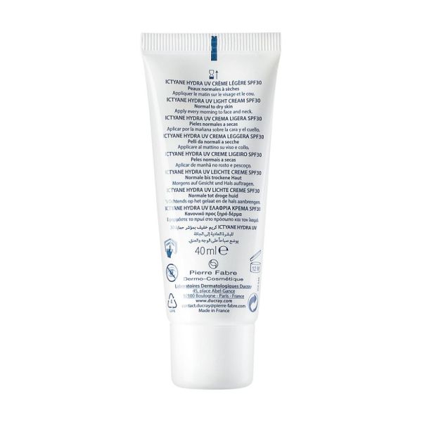 Ictyane hydra - UV Crème légère visage SPF30 40 ml