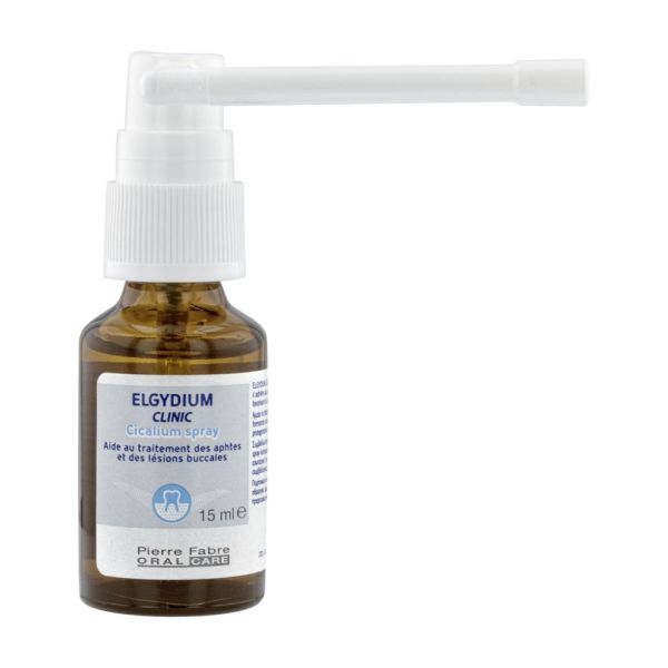 ELGYDIUM Clinic Cicalium - spray traitement aphte 15 ml