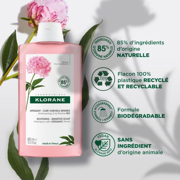 Pivoine Bio Shampooing 400ml