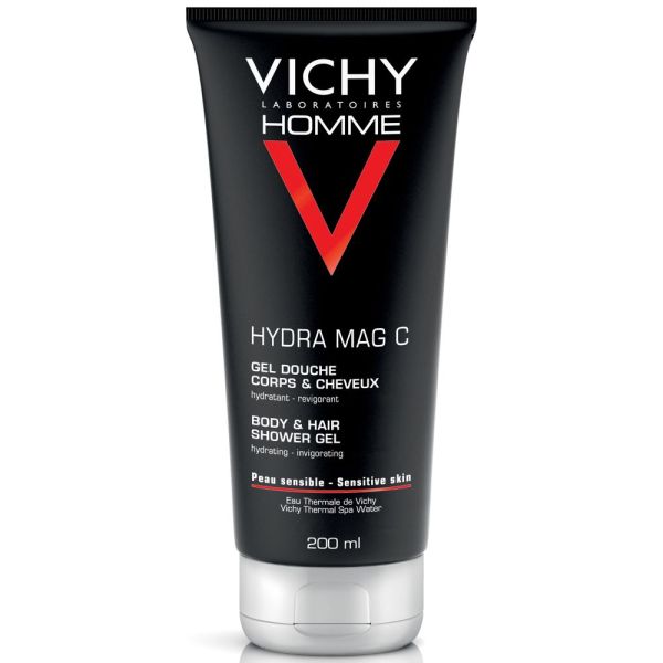 Vichy Homme HYDRA MAG-C Gel-Douche Hydratant Revigorant