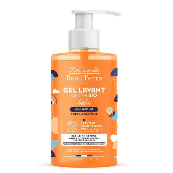 Gel Douche Bébé Bio Sans Parfum - 750ml