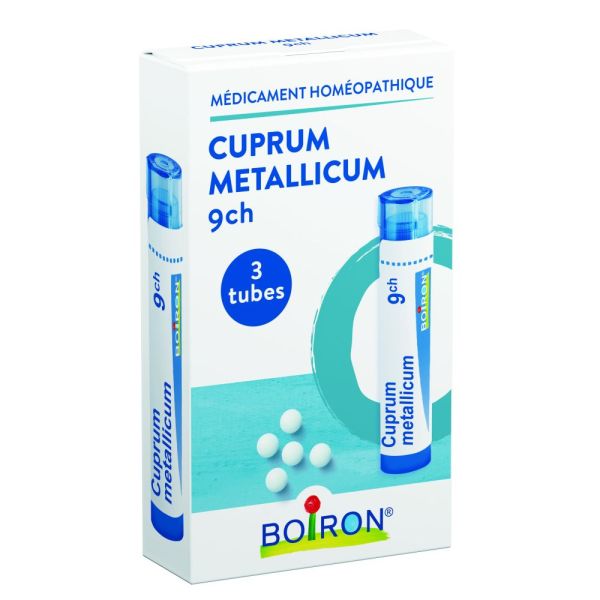 Cuprum Metallicum 9ch - 3 Tubes Granules