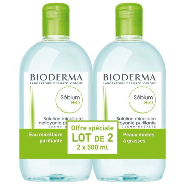 SÉBIUM H2O - lot de 2 - 500ml