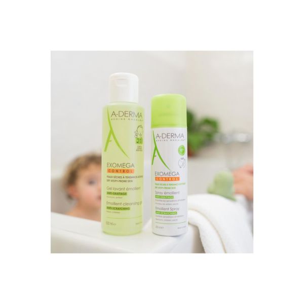 Exomega Control Spray émollient anti-grattage Peaux sèches à tendance à l'eczéma atopique 50 ml