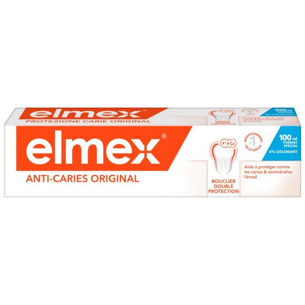 elmex®  Anti-Caries Original Dentifrice 0% Colorant 100ml