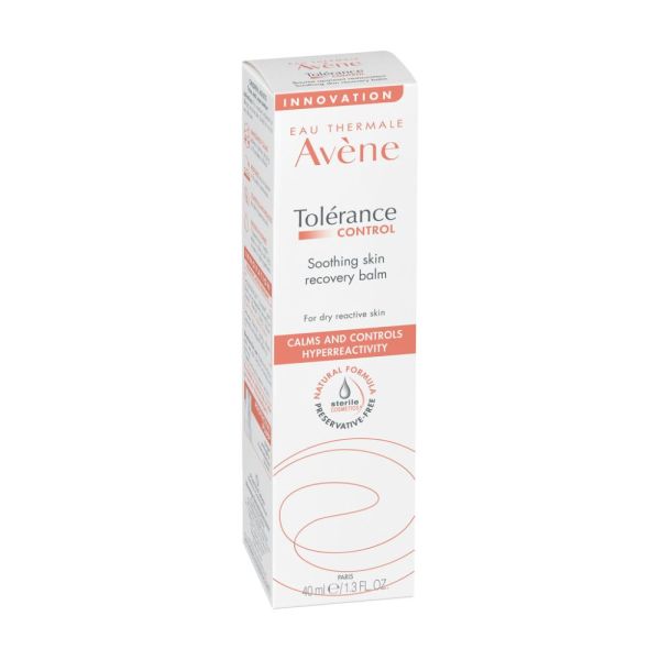 Tolérance CONTROL Baume apaisant restaurateur Cosmétique Stérile® peaux hypersensibles, réactives, intolérantes ou allergiques 40 ml