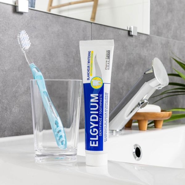 ELGYDIUM Blancheur fraîcheur citron - dentifrice 75 ml