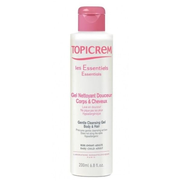 Topicrem Gel nettoyant corps & cheveux x 200 ml