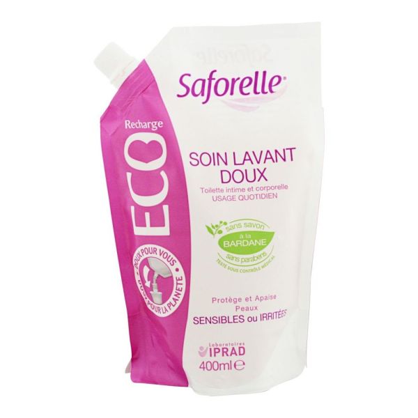 Saforelle Soin Lavant Doux Intime Bardane 1L