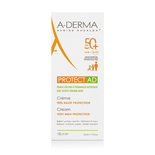 Protect AD Crème solaire très haute protection SPF50+ peaux sèches à tendance atopique 150 ml