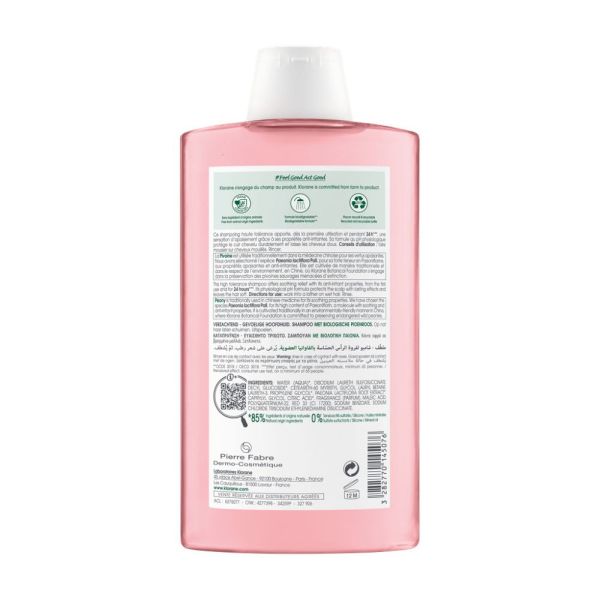 Pivoine Bio Shampooing 400ml