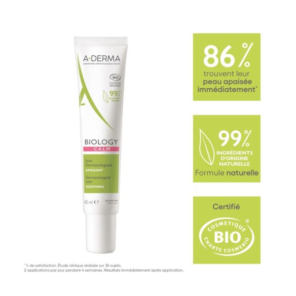 Crème apaisante visage BIOLOGY 40 ml