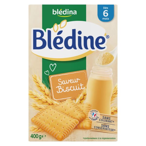 Blédine saveur biscuit dès 6 mois 400g