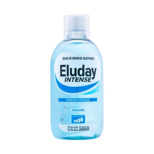 Eluday Intense - bain de bouche quotidien fraîcheur intense 500 ml