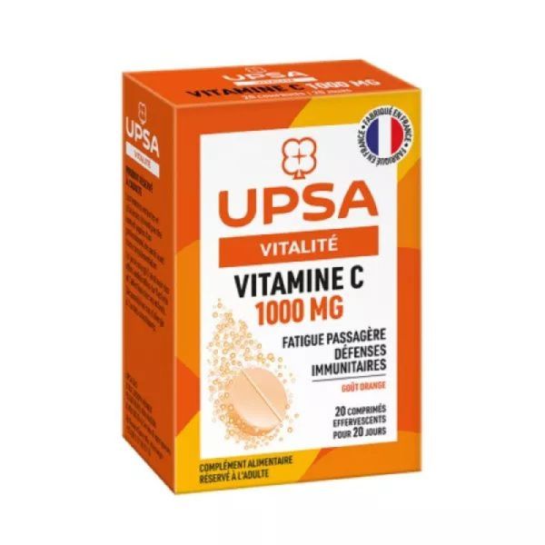 Vitamine C 1g Effervescents - 20 Comprimés