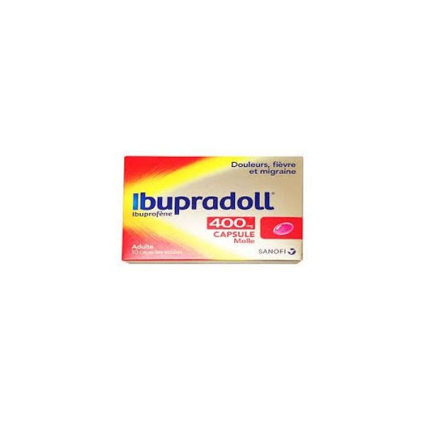 Ibupradoll 400mg      - 10 capsules molles