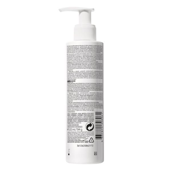 Effaclar H Crème lavante hydratante et dermo-apaisante 200ml