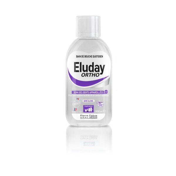Eluday Ortho – Bain de bouche quotidien 500 ml