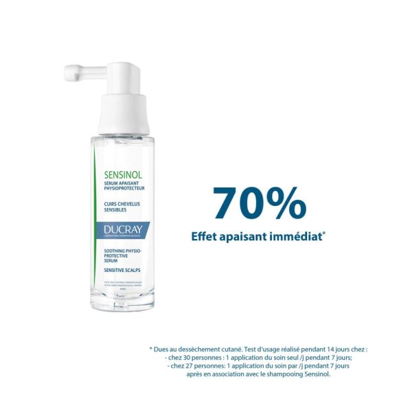 Sensinol - Sérum apaisant physio-protecteur anti-démangeaisons Cuir chevelu irrité 30 ml