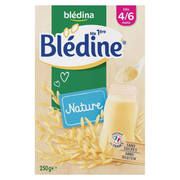 BLEDINA BLEDINE Ma 1ère BLEDINE Nature 250g Dès 4/6 Mois - 250 g