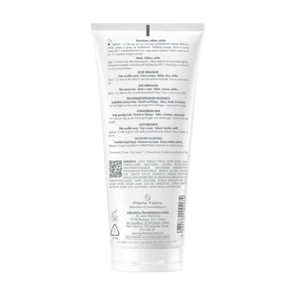 XERACALM NUTRITION LAIT HYDRATANT 200 ml