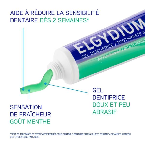 ELGYDIUM Dents Sensibles - dentifrice 75 ml