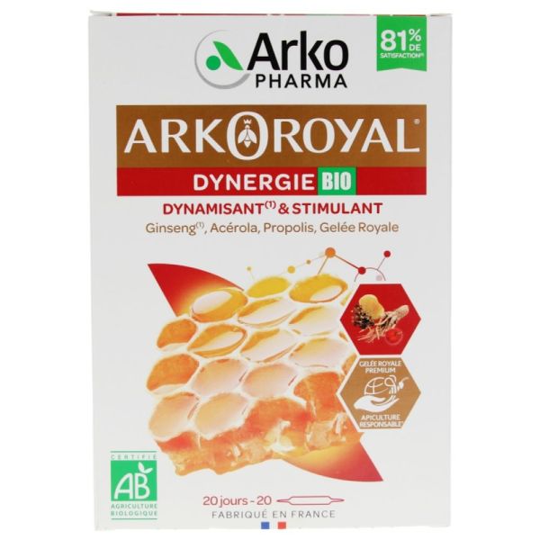 Arkoroyal Dynergie Bio 10mL - 20 ampoules