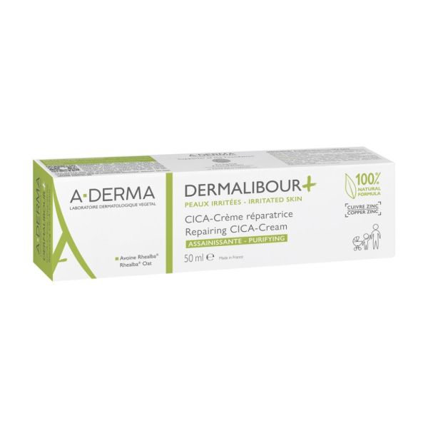 Dermalibour+ Cica-Crème réparatrice assainissante 50 ml
