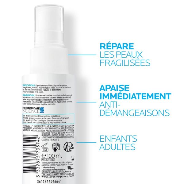 Cicaplast Spray B5 réparateur apaisant anti-démangeaisons