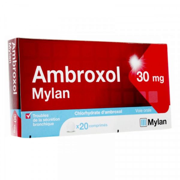 Ambroxol 30mg - 20 comprimés