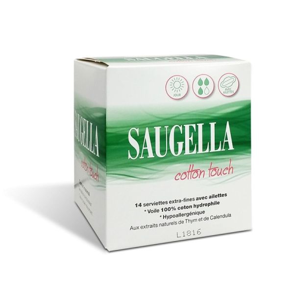 Saugella Serviette Jour Boite de 14