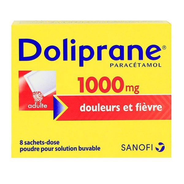 Doliprane 1000mg - 8 sachets