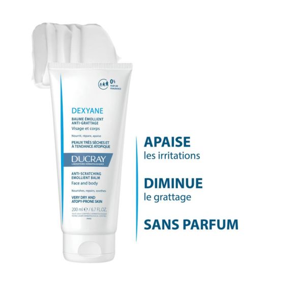 Dexyane - Baume Emollient anti-grattage peaux très sèches et à tendance atopique 200 ml