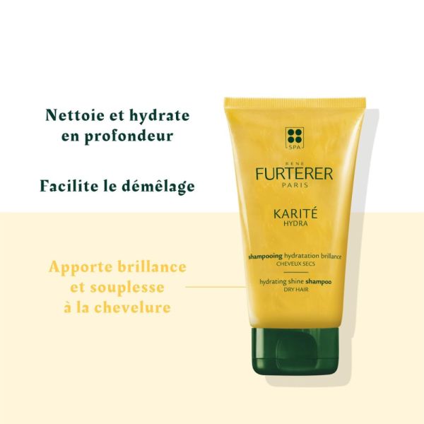 Karité Hydra - Shampooing hydratation brillance au Karité 150 ml