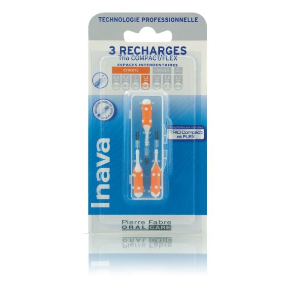 Inava Recharge orange (ISO 3) - brossette interdentaire 1 u