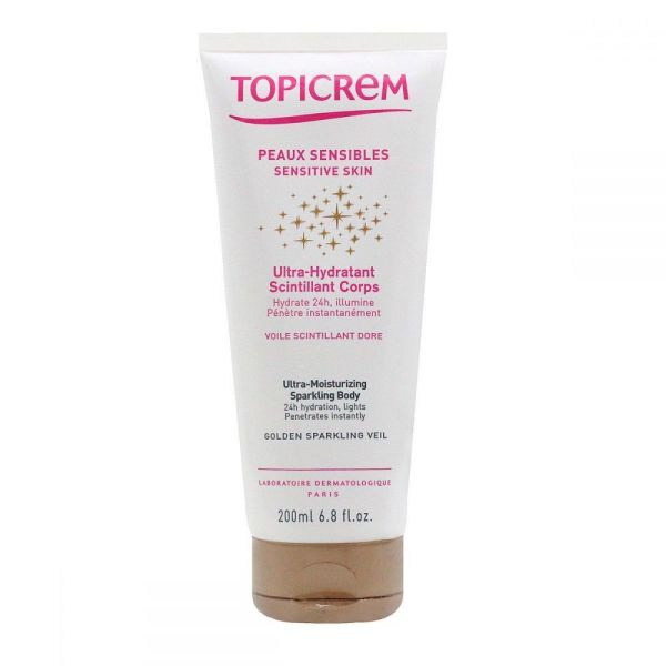 Topicrem Ultra-hydratant scintillant corps x 200 ml