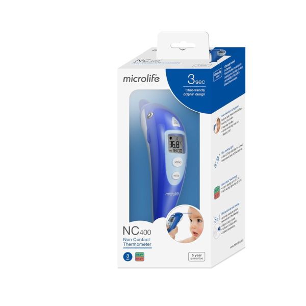 Microlife NC400 - Thermomètre Sans Contact Dauphin