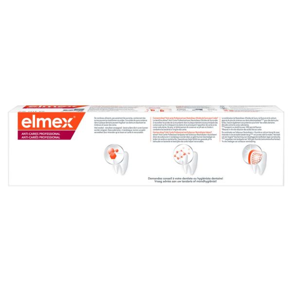 Dentifrice elmex® Protection Anti-Caries Professional 75 ml