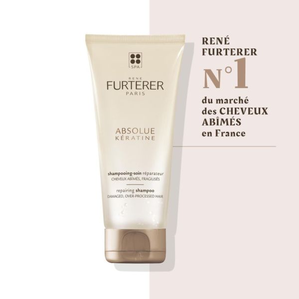 ABSOLUE KERATINE - Shampooing soin réparateur sans sulfates à la Kératine Végétale 200 ml