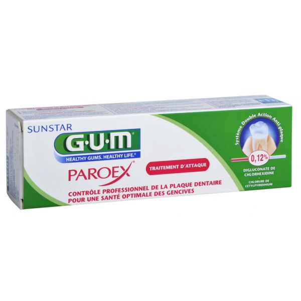 Gel dentifrice GUM Paroex 75ml