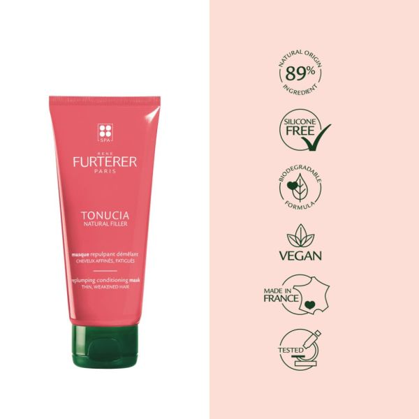 Tonucia Natural Filler - Masque repulpant démêlant densifiant pro-jeunesse 100 ml