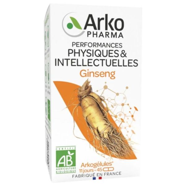 Arkogelules Ginseng Bio - 45 Gélules